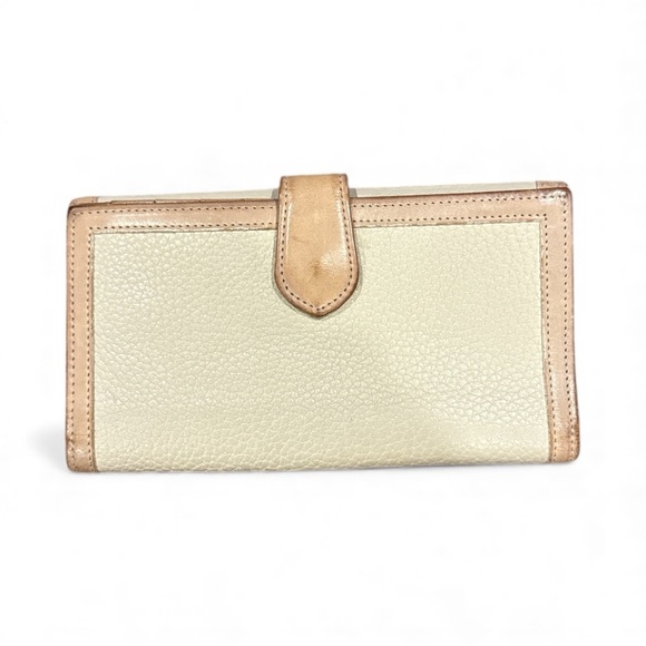 DOONEY and BOURKE Elegant Cream and Tan Women's Wallet - Picture 3 of 5